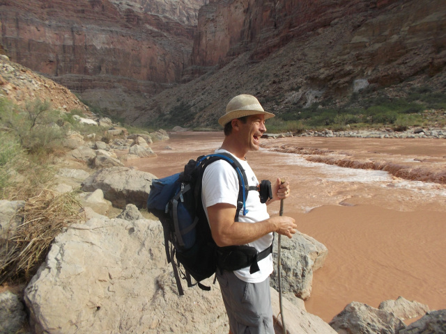 Author Cliff Smith at the Grand Canyon